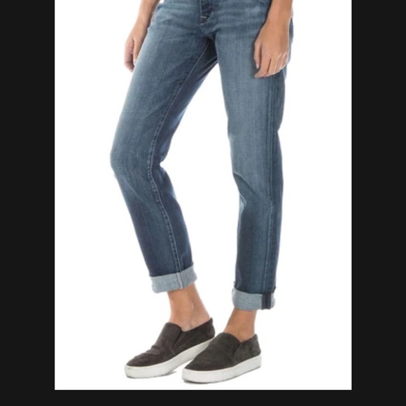 Fidelity Axl Relaxed Skinny Jean Exile some‎ flaws women’s sz 29 whiskering READ - Picture 9 of 16